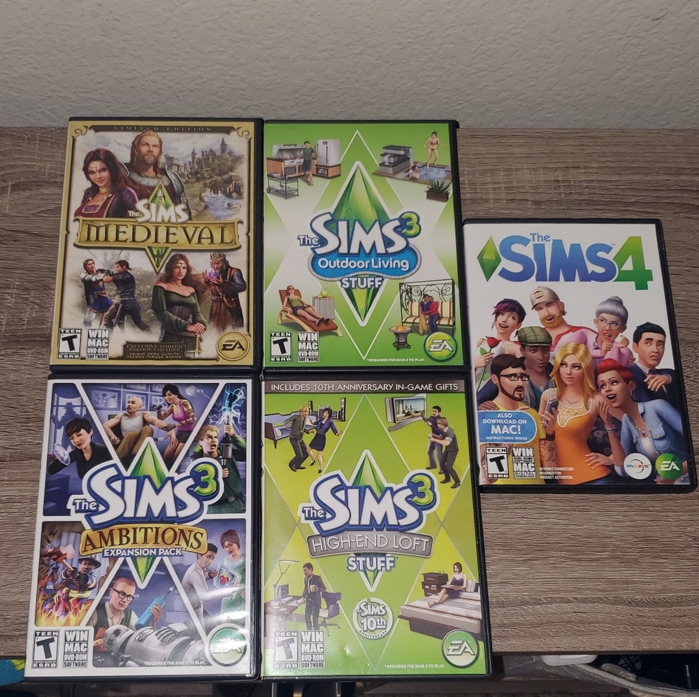 The Sims PC/Mac Games and Expansion Packs